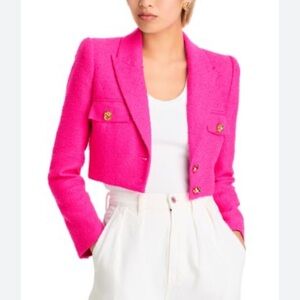 NWT L’ Agence Maura Cropped Jacket